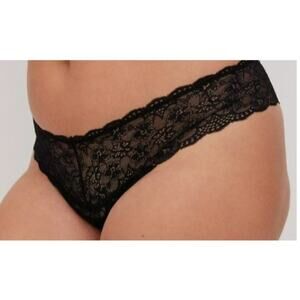 Torrid Thong Black Very Sexy Lace Stretch Panty Womens Large
